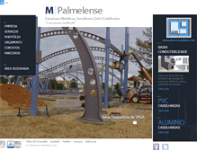 Tablet Screenshot of metalurgicapalmelense.com